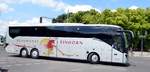 Setra S 516 HD von Reisedienst Einhorn aus Olbernhau-Pfaffroda, Sachsen bei der Bus Demo in Berlin am 17.06.2020.