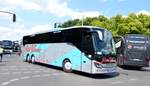 Setra S 516 HD von Reise-Wünsche Gebrüder Boinski GbR aus Schwepnitz, Sachsen bei der Bus Demo in Berlin am 17.06.2020.