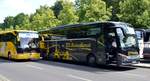 Setra S 516 HD TJS Reisedienst GmbH aus Zschorlau, Sachsen bei der Bus Demo in Berlin am 1706.2020.