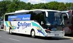 Setra S 516 MD von Schulligen Reisen aus Losheim, Saarland bei der Bus Demo in Berlin am 17.06.2020.