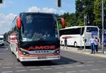 Setra S 517 HD von Amos Reisen aus Memmingen, Bayern bei der Bus Demo in Belin am 17.06.2020.