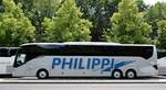 Setra S 517 HD von Philippi Reisen aus Mücke, Hessen bei der Bus Demo in Berlin am 17.06.2020.