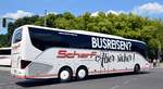 Setra S 517 HD von Scharf Omnibus und Reisebro OHG aus Fraunberg, Bayern bei der Bus Demo in Berlin am 17.06.2020.