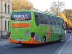 Setra 516 HD von Flixbus/Wricke Touristik aus Deutschland in Neubrandenburg.