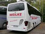 Setra 517 HD von Weilke aus Deutschland in Binz.