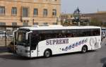 Van Hool Reisebus in Valetta in Malta am 12.5.2014.
