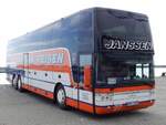 Van Hool T917 von Janssen Reisen aus Deutschland im Stadthafen Sassnitz.