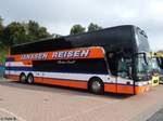 Van Hool TX27 von Janssen Reisen aus Deutschland im Stadthafen Sassnitz.