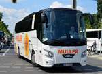 VDL Futura von Müller Reisen GmbH aus Bösingen, B-W bei der Bus Demo in Berlin am 17.06.2020.