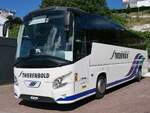VDL Futura von Twerenbold aus der Schweiz im Stadthafen Sassnitz.