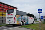 Volvo 9700 von Pils Reisen aus sterreich in Krems gesehen.