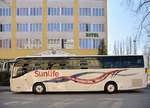 VOLVO 9700 von Sunlife Reisen aus sterreich 04/2018 in Krems.