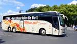 Volvo 9900 von mit Morent GmbH & Co KG aus Kottmar, Sachsen bei der Bus Demo in Berlin am 17.06.2020.
