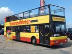 MAN ND 202 von Busunternehmen Manfred Scholz aus Deutschland in Stralsund.