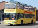 MAN ND 202 von Busunternehmen Manfred Scholz aus Deutschland in Wismar.