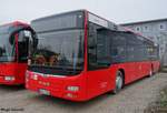 Friedrich Müller Omnibusunternehmen (FMO) - Niederlassung Stuttgart ~ SHA-F 5806 ~ MAN Lions City ~ 31.01.2021 in Marbach am Neckar