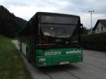 Ein MAN NL 313 der Fa. WATZKE mit Wagennummer W1251 und Kennzeichen G 709 EC ist abgestellt auf dem Busparkplatz in Veitsch. Fotografiert wurde 5 Uhr morgens. VORDERANSICHT