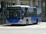 Linienbus von  EMT  unterwegs am Airport im Mallorca, Juni 2016