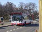Wagen 152 des Gothaer Busunternehmers Wolfgang Steinbrück am 26.03.17 auf der Buslinie B in der Nähe vom ZOB. Vorher war der Bus als Wagen 5437 bei der swk Krefeld unterwegs.