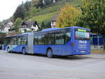 VZO - Mercedes Citaro Nr.50 (Baujahr 2005) am Bahnhof in Feldbach am 31.10.18. Dieser Wagen ist einer der ältesten Gelenkbusse bei den VZO und wird leider bald ausgemustert.