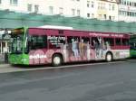 Stadtbus der WAG als Werbetrger fr den Pflegevollversorger  MEDIANA  unterwegs in Fulda im September 2012