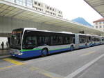 mercedes-benz-citaro-iii-c2/873492/tpl-8211-mercedes-citaro-nr-466 TPL – Mercedes Citaro Nr. 466 (Baujahr 2023) steht am groen Busbahnhof Centro in Lugano am 14.6.24