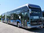 Mercedes eCitaro fuel cell Vorführwagen zu Gast bei der VVR in Stralsund.