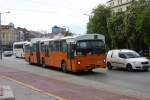 Dieser Mercedes Gliederbus fuhr am 6.5.2013 in der bulgarischen   Hauptstadt Sofia auf der Linie 305.
