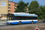Dieser moderne Solaris O-Bus war am 3.6.2013 im polnischen Danzig   auf der Linie 26 im Einsatz.