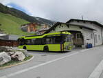 Solaris Urbino/873495/liemobil-8211-solaris-urbino-nr-516 LIEMOBIL – Solaris Urbino Nr. 516 an der Haltestelle Zentrum in Malbun in Liechtenstein am 9.5.24