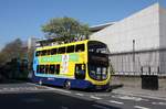 Wright/551282/volvo-stadtbus-der-linie-46a-am Volvo Stadtbus der Linie 46a am 8.4.2017 in Dublin in Irland.