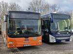 MAN Lion's City und Iveco Crossway der MVVG in Malchow.