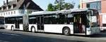 mercedes-benz-citaro-ii-facelift/619247/mb-gelenkbus-vom-busunternehmen-frieda-gass MB Gelenkbus vom Busunternehmen Frieda Gass, eingesetzt fr den RMV, steht im Juli 2018 in Fulda