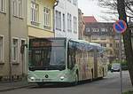Wagen 1131 der Regionalbus Arnstadt, ein MB C2 G mit EEV-Motor, ist am 05.04.17 auf der Linie 385 unterwegs.