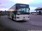 MB Bus von Becker-Strelitz als SEV aufm Busbahnhof in Bergen auf Rgen am 15.4.13 