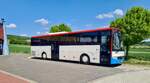 Zu sehen ist ein MB Intouro der 2. Generation. Abgestellt in Eisenheim am Main. Das Fahrzeug geh�rt zum Verkehrsunternehmen Wartburgmobil (VUW), entstanden ist das Foto im Mai 2026.