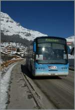 Ein LLB Bus verlsst Leukerbad Richtung Leuk.
06.02.2012
