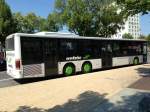 Ein Setra S319NF der Fa. WATZKE mit Wagennummer W1627 und Kennzeichen G 319 IW wartet am Lendplatz in Graz auf die Weiterfahrt als Linie 110 nach Rein.