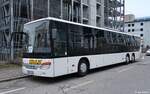 Gerber Omnibushandel aus Garching | Leihgabe an Walz Reisen aus Schmberg | M-QI 684 | Setra 418 LE business | 06.01.2024 in Stuttgart