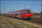 DB Regio 442 132 als RB21 Berlin Friedrichstra�e am 15.04.2013 in Wustermark-Priort