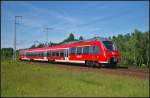 DB Regio 442 138 auf Testfahrt am 05.06.2013 in der Berliner Wuhlheide