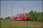 DB Regio 442 136-8 war am 19.06.2017 auf Dienstfahrt in der Breliner Wuhlheide zu sehen (Standort öffentlich zugänglich)