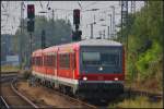 DB Regio 628 615-6 und 628 616 fahren auf Gleis 303 im Bahnhof Uelzen ein um wenig sp�ter als RB 14949 nach Braunschweig Hbf zu fahren