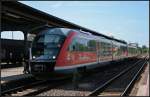 DB 642 171  Schloss Bernburg  als RegionalExpress nach Erfurt Hauptbahnhof (gesehen Sta�furt 05.06.2010)