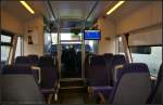 Innenraum Blickrichtung Fahrerkabine des modernisierten VT 011 / 650 543-1 der Niederbarnimer Eisenbahn, auf der InnoTrans 2014 in Berlin pr�sentiert wurde