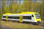 SWEG VT 526 / 650 588-6 in Berlin-Sch�nholz, 24.04.2015    Auf �berf�hrungsfahrt von Berlin-Reinickendorf nach Erfurt befand sich der RegioHuttle der S�dwestdeutsche Verkehrs-AG.