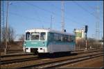 UEG 772 173-1 kommt von einer Sonderfahrt f�r PRESS aus Dr�geheide in Mecklenburg-Vorpommern, hier auf der Heimfahrt in Berlin Sch�nefeld-Flughafen am 26.02.2012 (NVR-Nummer 95 80 0772 173-0 D-UEG)