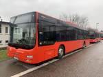 S-RS 2103 (Baujahr 2011) von Regiobus Stuttgart steht am 29.3.2020 auf deren Abstellplatz in Gschwend.