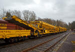 Die Plasser & Theurer Materialförder- und Siloeinheiten MFS 38-D (teilweise auch BSW 2000 - Bunker-Schüttgut-Wagen genannt) der HERING Bahnbau (Burbach), Nr.