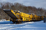 Plasser & Theurer Material-, Förder- und Siloeinheiten MFS 38 (teilweise BSW 2000 - Bunker-Schüttgut-Wagen genannt) der HERING Bahnbau, Burbach, Nr.